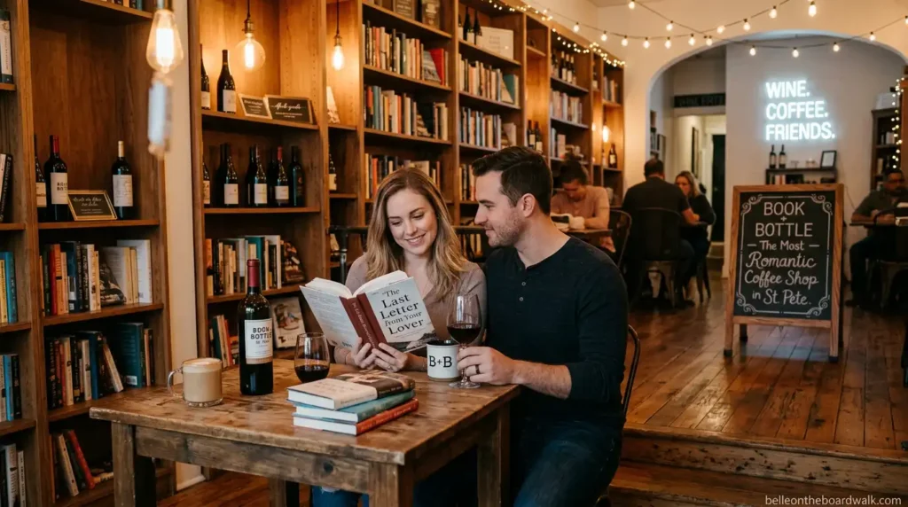 Book + Bottle – The Most Romantic Coffee Shop in St. Pete