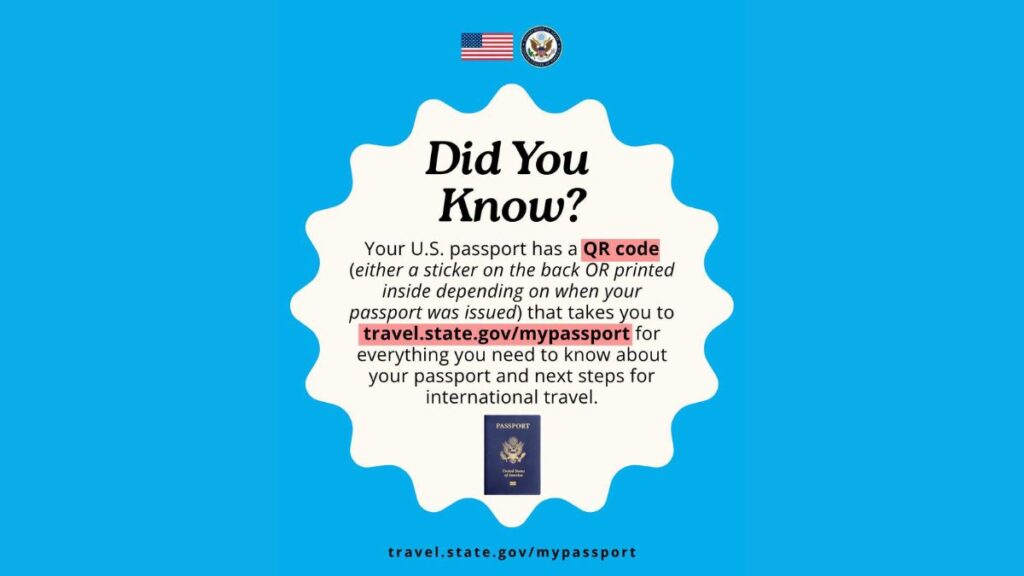 new passport QR code feature