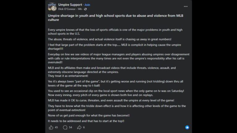 youth sports umpire abuse